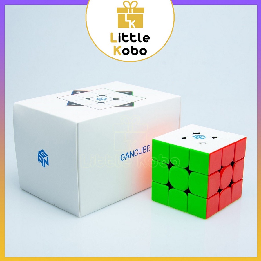 Rubik Gan 354M V2 Nam Châm Cao Cấp Rubic 3x3 3 Tầng Stickerless Không Viền Gan 354 V2 M