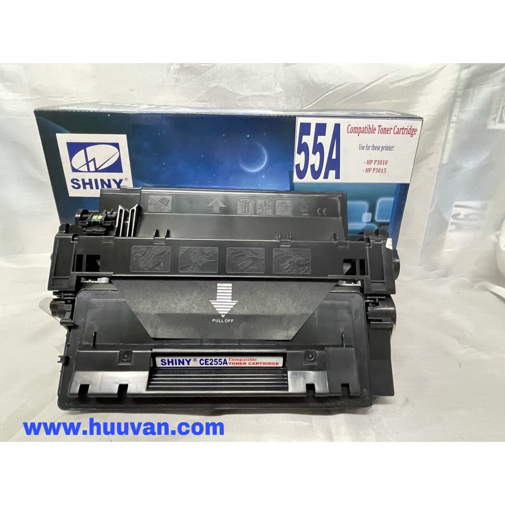 Hộp mực 55A dùng cho máy in HP LaserJet P3010 - P3015 - P3015D - P3015DN - M525F - M525DN (CF255A) hiệu SHINY
