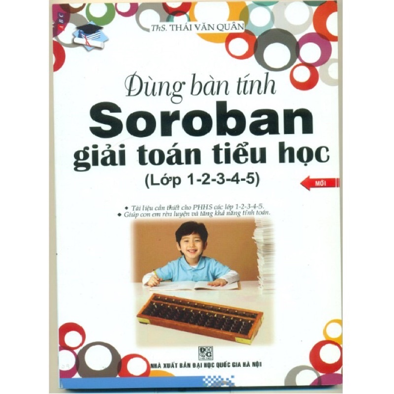 Sách - Dùng Bàn Tính Soroban Giải Toán Tiểu Học (Lớp 1-2-3-4-5)