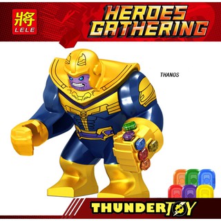 BIGFIG Nhân Vật Thanos Full Đá Vô Cực – Super Heroes LELE D032