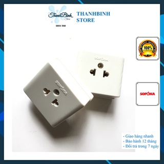 Ổ CẮM NỔI ĐƠN/ 1 Ổ CẮM / CHỐNG CHÁY SOPOKA E17