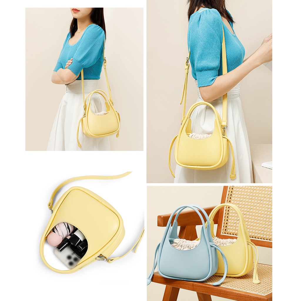 Set 2 Túi Đeo Chéo Mini In Họa Tiết David Jones Sub Dễ Thương Thời Trang Cho Tuổi Teen