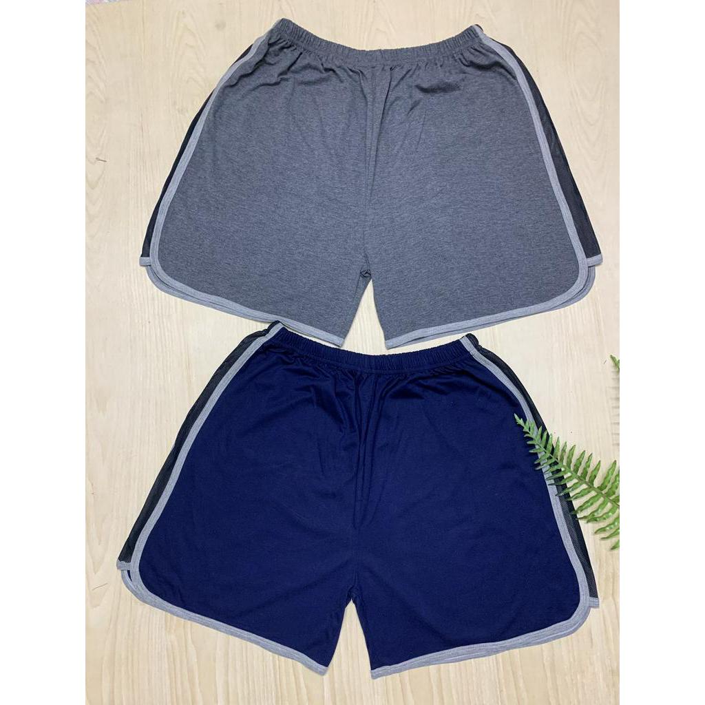 (QSM2) Quần Đùi Nam Cotton Hai Bên Phối Lưới - Quần Đùi Mặc Ngủ Nam Cotton Năng Động Thoáng Mát