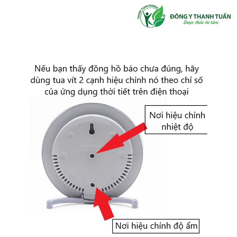 ✅ Nhiệt ẩm kế cơ học Tanaka TH101E - Công Nghệ Nhật Bản - Để bàn hoặc treo tường