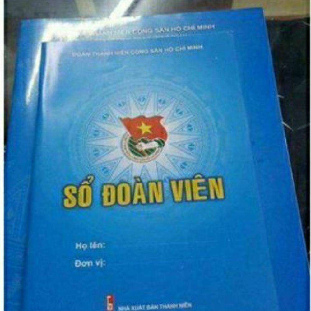 Sổ đoàn viên xanh dương , sổ kết nạp đoàn hàng chuẩn nhất dày dặn Giá sỉ