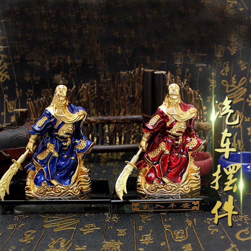 Tượng Quan Công Quan Vũ Phong Thủy Trang Trí Taplo Ô Tô, Nhà Cửa, Văn Phòng,...