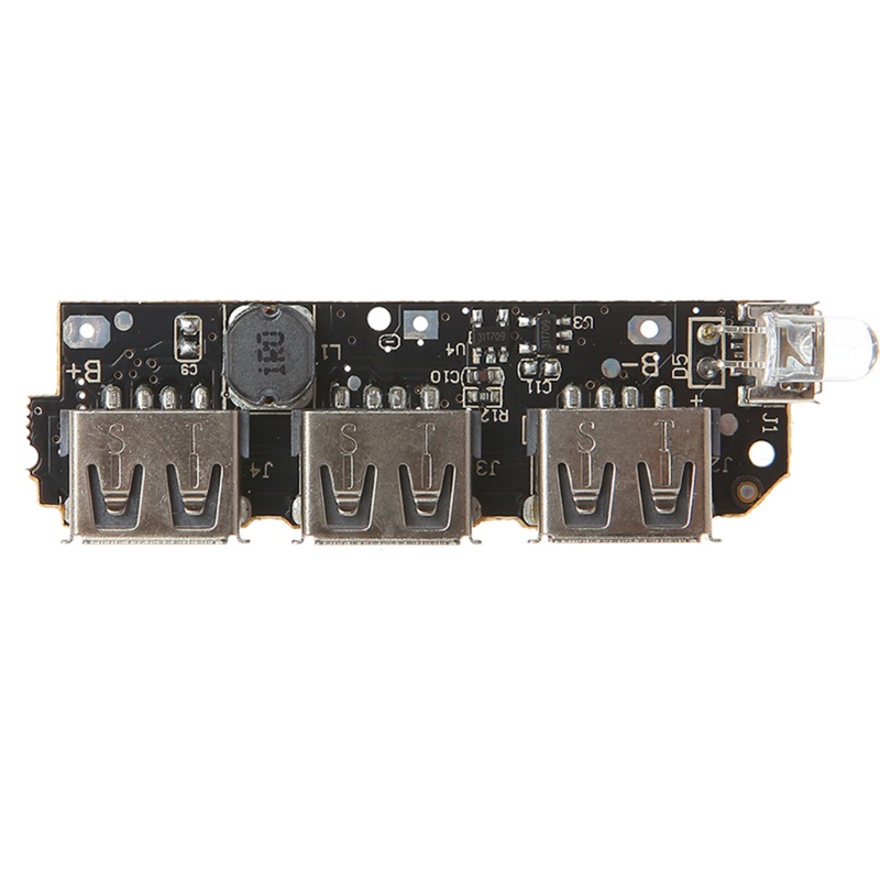 Mô đun bảng mạch sạc dự phòng 5V 2.1A 3 cổng USB DIY