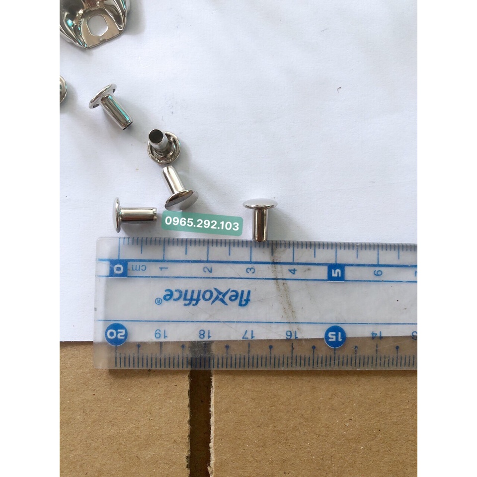 Đinh Tán Rỗng 8x3mm 100g, Đinh Mũ Bảo Hiểm 100g