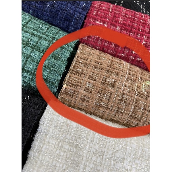 SET DẠ NHŨ CỔ TRÒN NÂU TÂY