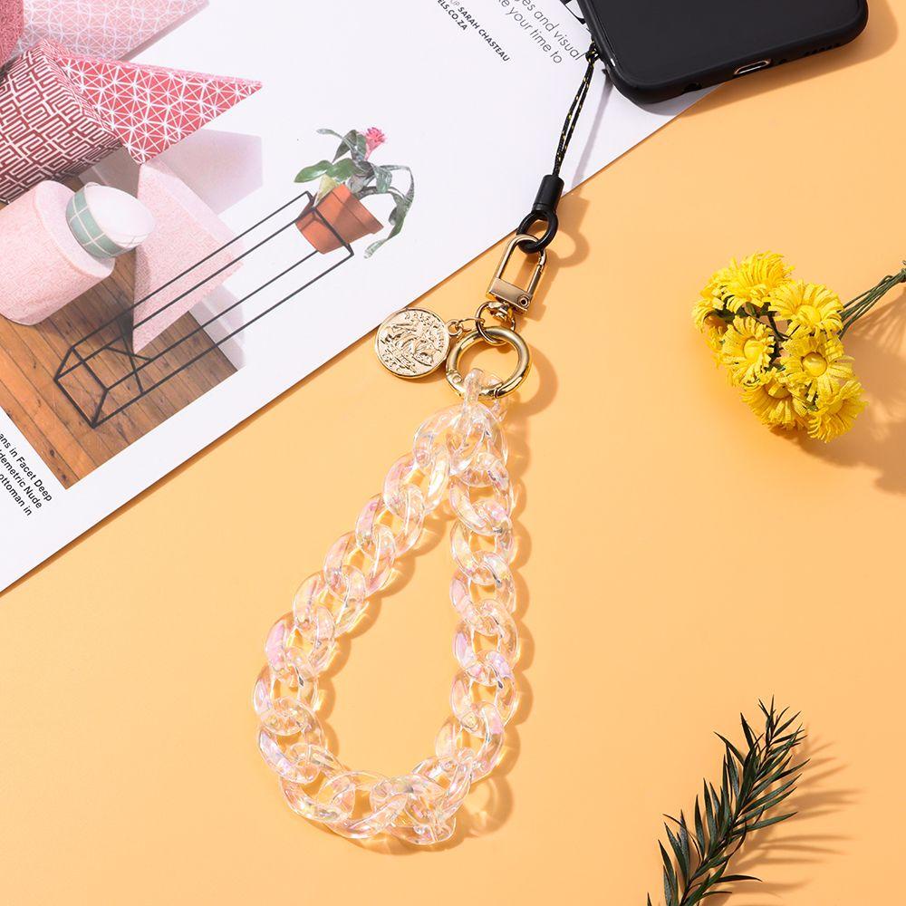 Btlimer Móc Khóa Dây Xích Ổ Đĩa U Nhiều Màu Sắc Cho Điện Thoại Di