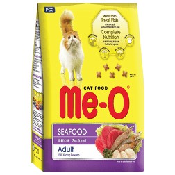 [Combo 5 túi] Hạt cho mèo Me-o, Hạt cho mèo trưởng thành nhiều vị túi 350gr