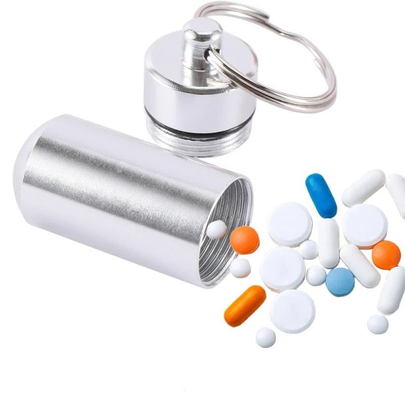 Hộp nhôm đựng thuốc hình viên thuốc 10 kích cỡ tiện lợi