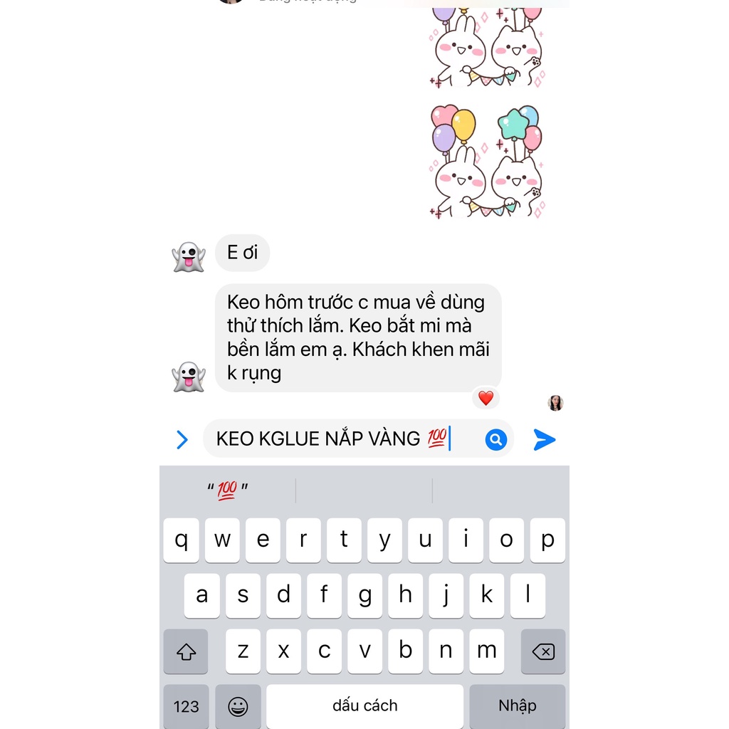 Keo Kglue nắp vàng siêu bền 4-6 tuần. Date mới