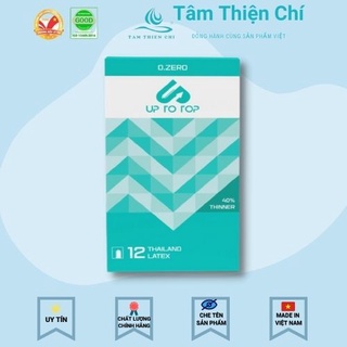 Bao cao su siêu mỏng 0.zero up to top hộp 12 chiếc