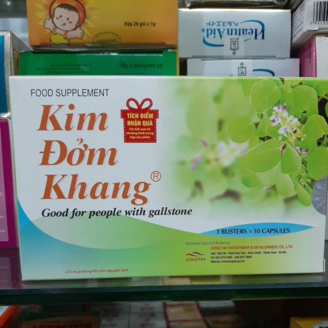 kim đởm khang hộp 30 viên hỗ trợ sỏi mật