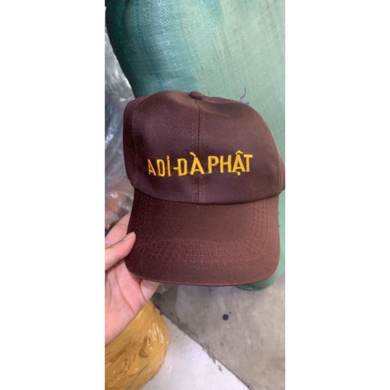 MS627 Nón đi chùa thêu sen - thêu Adida Phật