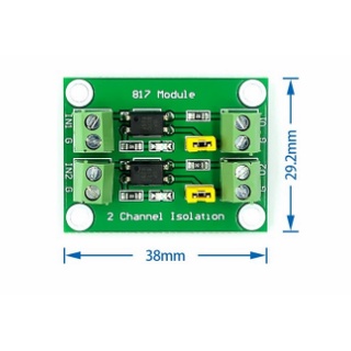 Module opto 2 kênh cách ly quang dùng pc817