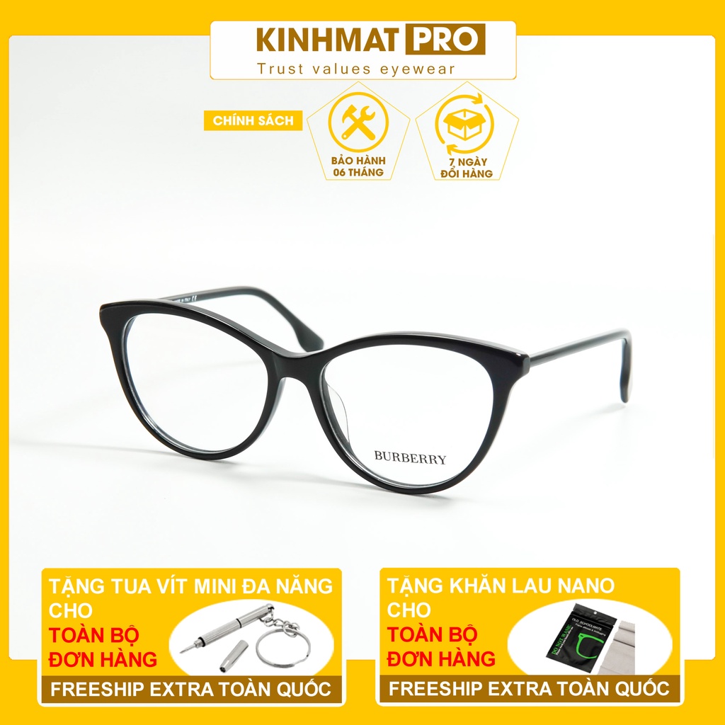 Gọng kính Burberry BE2325 nhựa Acetate cốt hợp kim cao cấp Kính mắt Pro