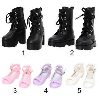 Giày Vải Da PU Cho Búp Bê 1 / 3 7.8CM