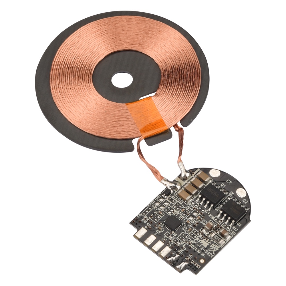 Mô đun truyền tín hiệu sạc không dây PCBFUN có dây cáp Qi 15W tiện lợi