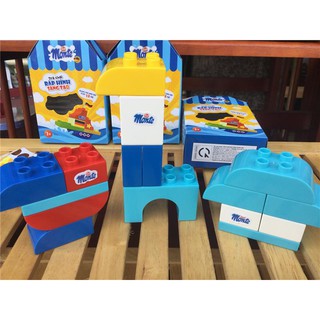 Ráp hình lego sáng tạo Monte thông minh cho bé