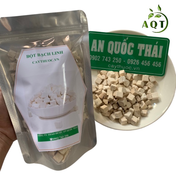 Bạch Linh [LOẠI 1] 500g (Viên Trắng, Đẹp), Viên Bạch Linh Nguyên Chất Thượng Hạng | Thảo dược An Quốc Thái