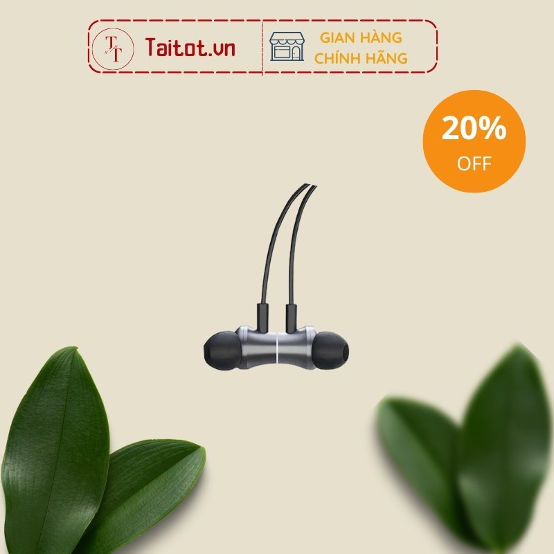 Tai nghe không dây thể thao đeo cổ HE05 kết nỗi bluetooth cho hầu hết điện thoại và laptop  - Taitot