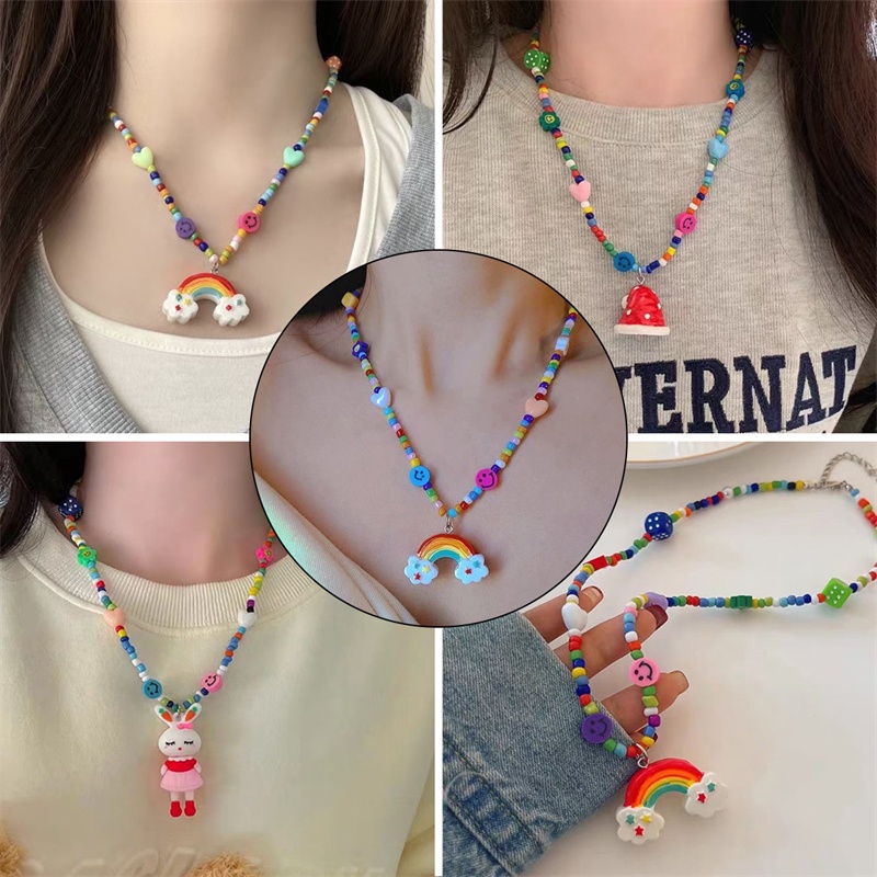 Mặt trang sức BEADIA nhựa Resin Diy họa tiết dễ thương phong cách Nhật Hàn