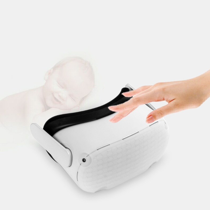 Vỏ bảo vệ hộp sạc tai nghe Oculus Quest 2 VR bằng silicon chống trầy tiện dụng cho Oculus Quest 2