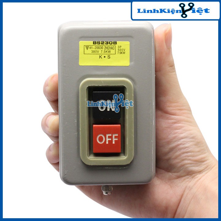 Công Tắc Nút Nhấn 3 Pha 380V BS230B