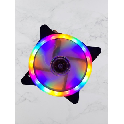 FAN M3 LOẠI KHÔNG CẦN HUB MÀU CẦU VỒNG MỚI GẮN TRỰC TIẾP NGUỒN