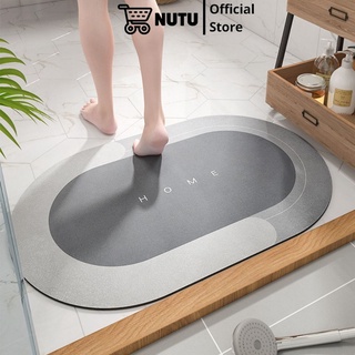 Thảm Lau Chân Silicon Siêu Thấm Cực Nhanh Mềm Mịn Chống Trơn Trượt An Toàn Cho Gia Đình