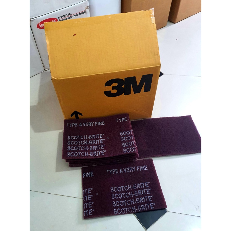 1 Tờ Nhám bùi nhùi 3M Scotch Brite 7447 (Tấm Lẻ)