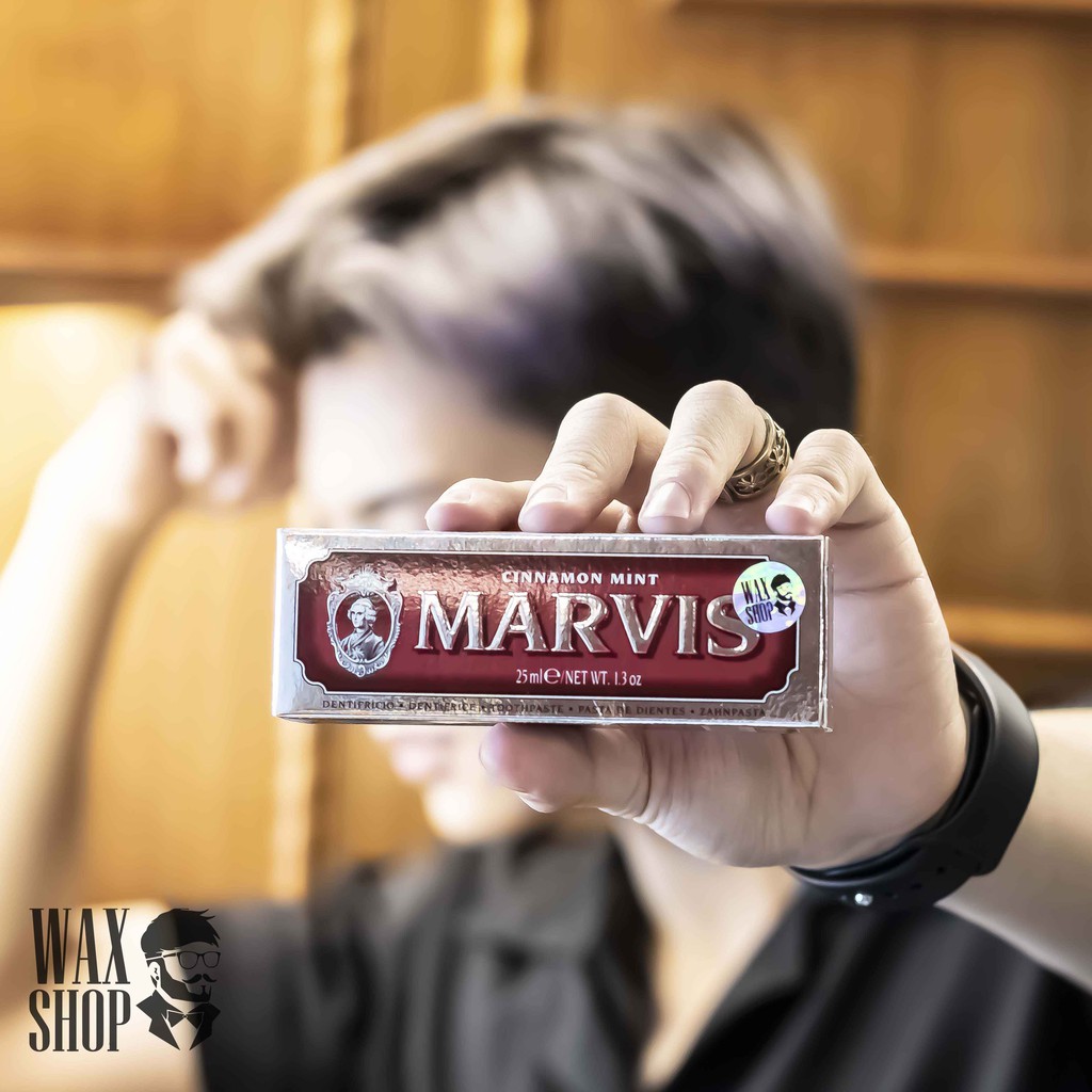 Kem Đánh Răng Cinnamon Mint - Marvis (Italia)  [NỘI ĐỊA Ý]  Giúp Làm Trắng Răng, Đánh Bật Mảng Bám.