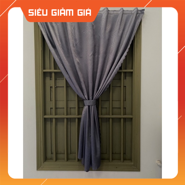 Rèm dán tường chống nắng, cản sáng gấm mịn cao cấp, may theo yêu cầu