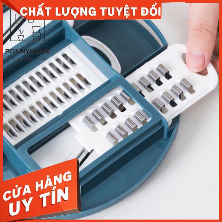 [Freeship 99k TQ] BỘ RỔ NẠO RAU CỦ ĐA NĂNG 12 CHI TIẾT | NẠO BÀO SỢI AN TOÀN KHI SỬ DỤNG MẪU MỚI