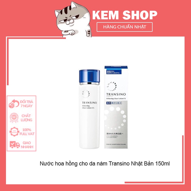 Nước hoa hồng cho da nám Transino Nhật Bản 150ml