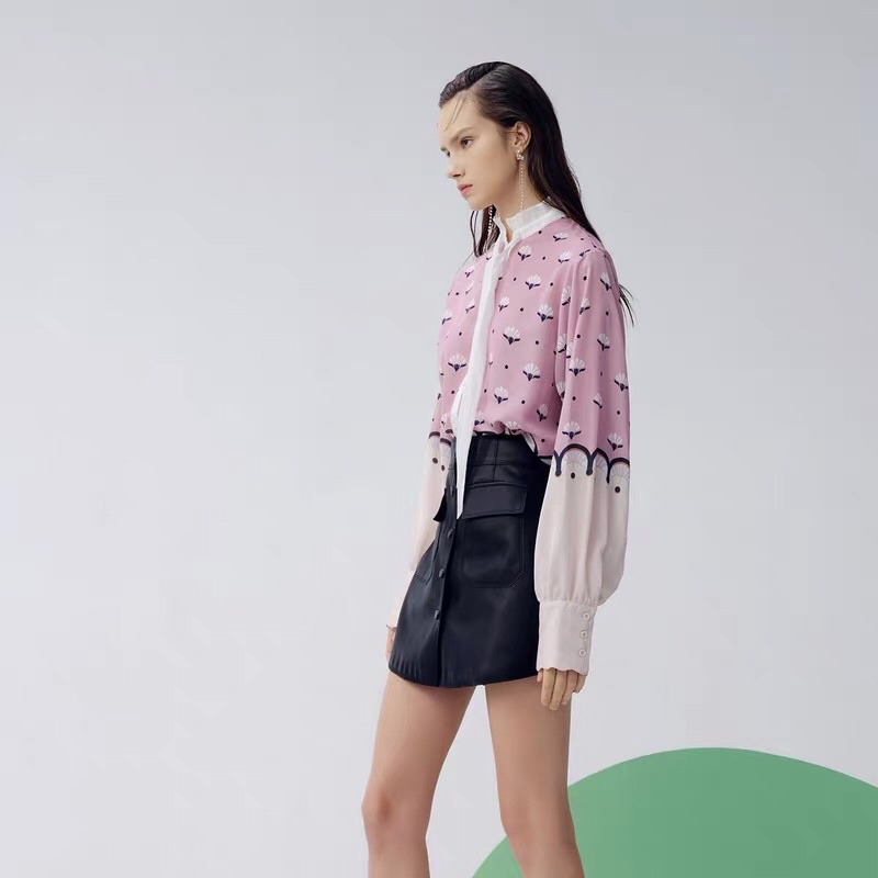 Áo sơ mi phối màu Lily