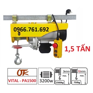 Máy tời điện 1,5 tấn
