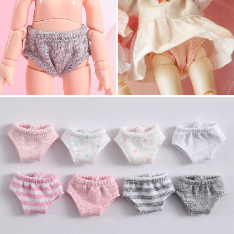 Bộ 6 Quần Lót Cho Búp Bê DC6002 bjd fat times GSC 12 Điểm bjd molly BODY9