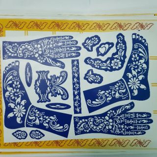 Set Khuôn vẽ Henna