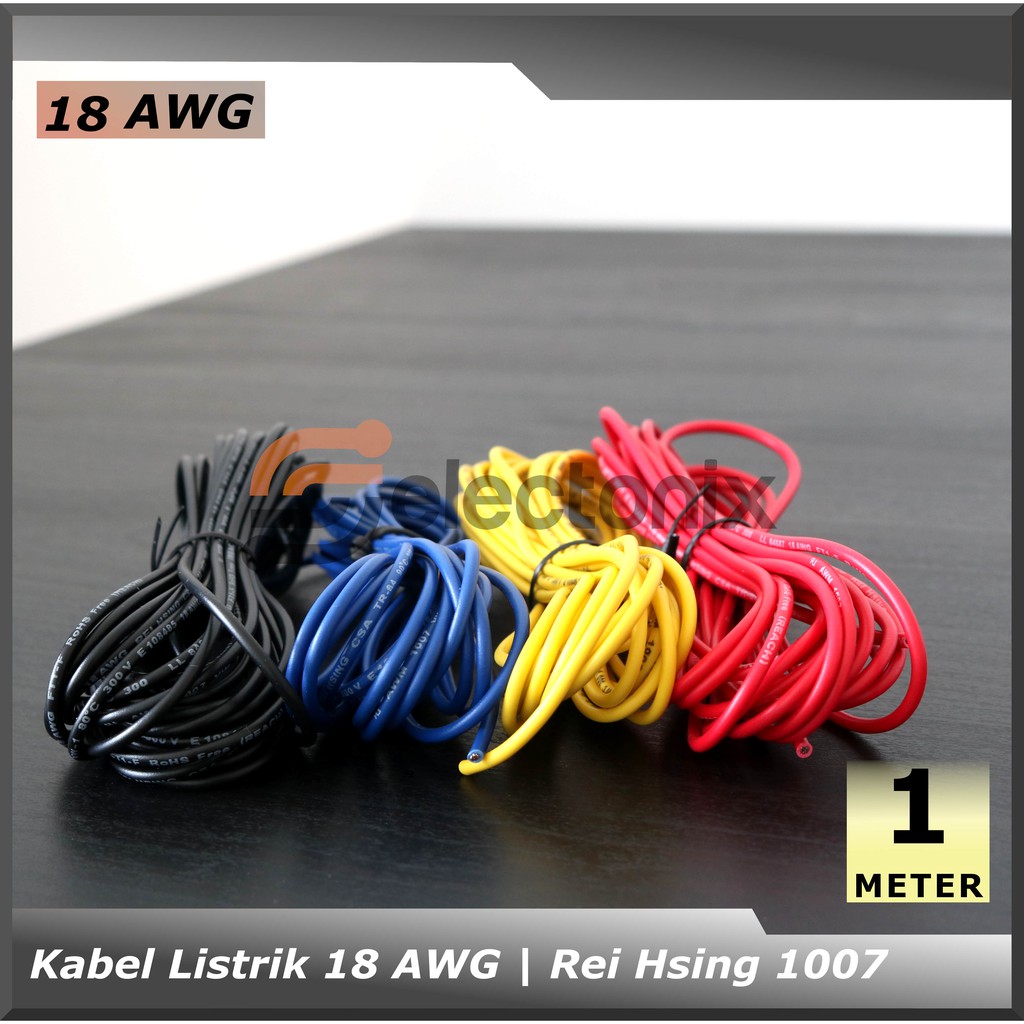 Dây Cáp Điện 18 Awg Ul1007 (1m)