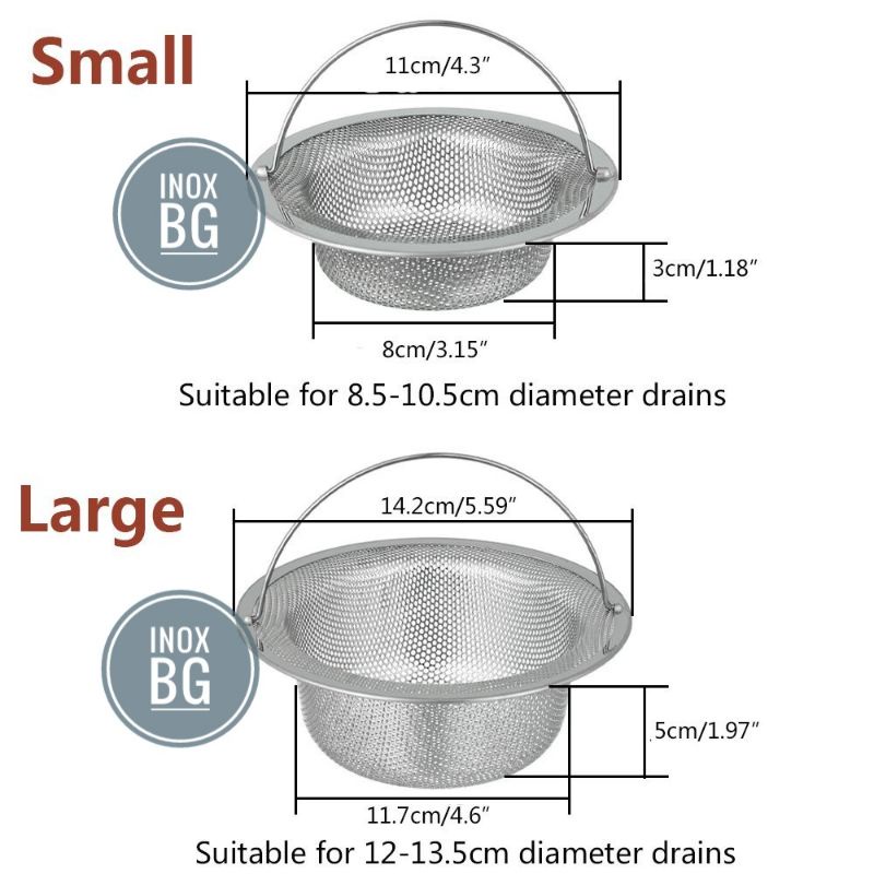 [INOX 304] Lưới Lọc Bồn Rửa Chén Kích Thước Lớn