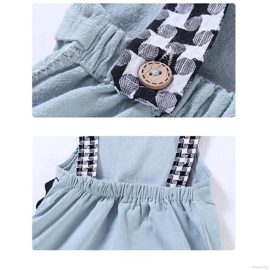 Quần yếm phong cách hoạt hình dễ thương cho trẻ sơ sinh