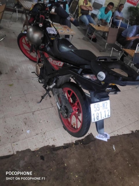 Baga Givi HRV xe Satria, Raider FI