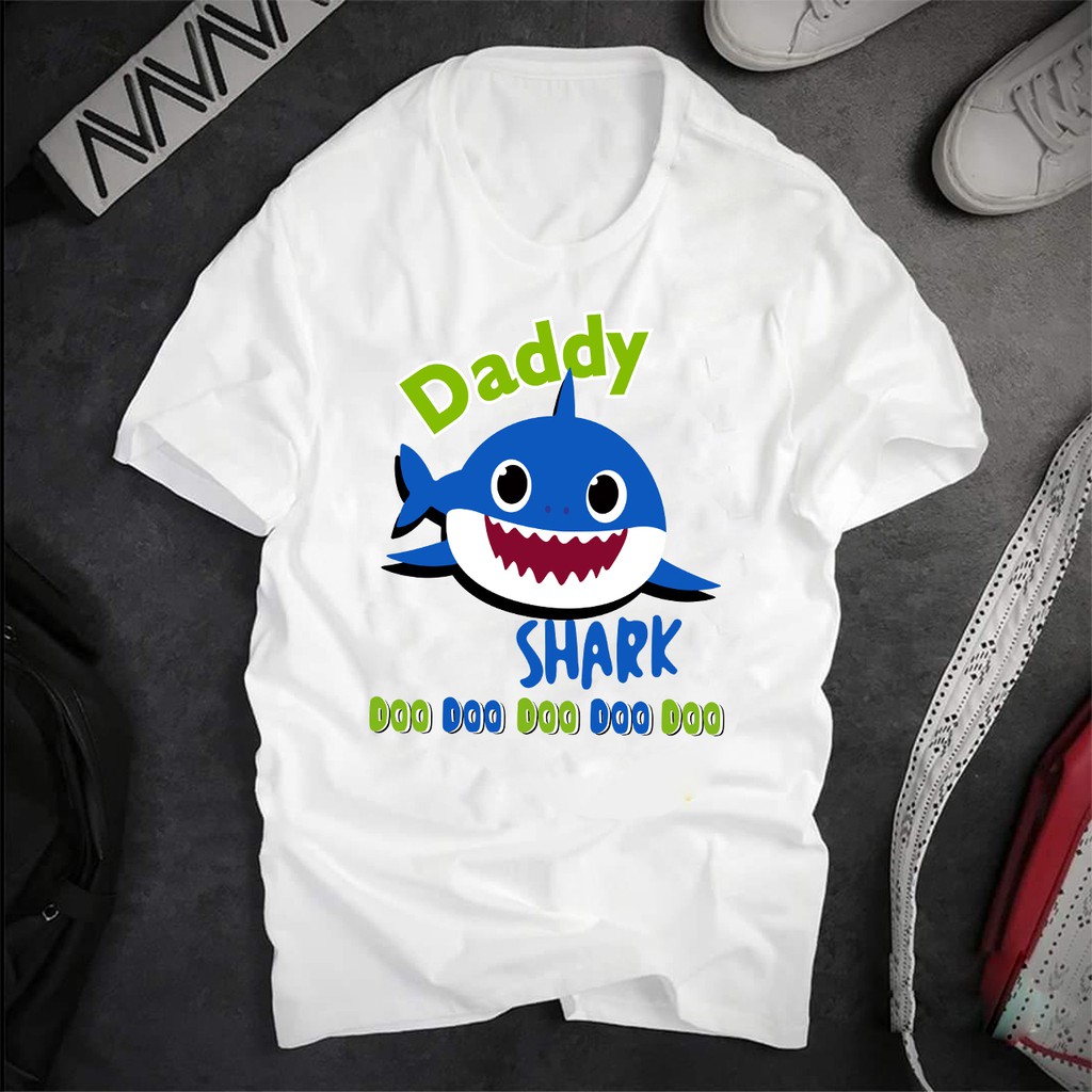 [GIÁ HỦY DIỆT] Áo Phông Gia Đình Trẻ Em Baby SHARK Thun Cotton Co Dãn 4 Chiều