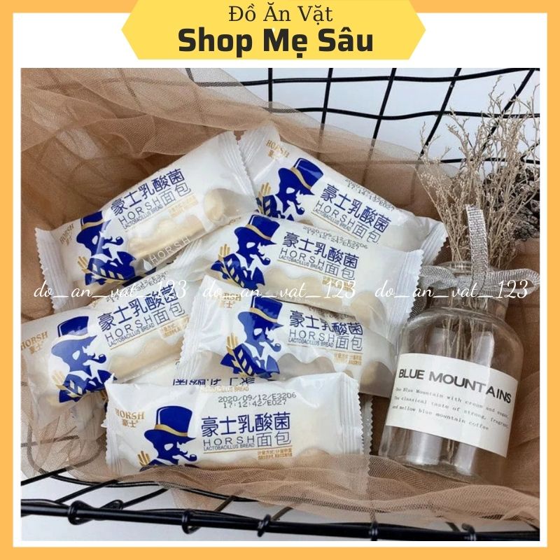 1 Chiếc Bánh Sữa Chua Horsh 💖Freeship💖 Bánh Sandwich Nhân Sữa Chua Đài Loan Horsh Ông Già Cầm Tẩu