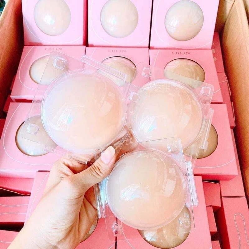 Miếng dán ngực ELBIN nhiệt tự thân silicon siêu mỏng
