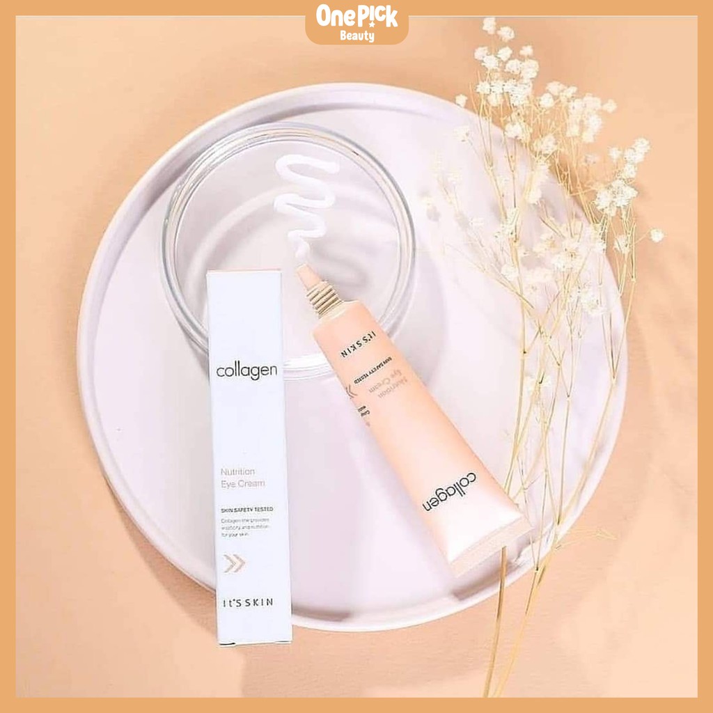 Kem dưỡng da mắt tinh chất collagen giúp xóa quầng thâm giảm bọng mắt tăng độ đàn hồi và săn chắc da 25ml