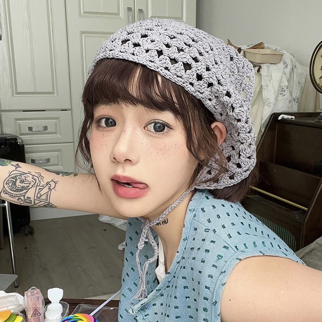 Băng đô MG STUDIO đan dệt kim móc tay